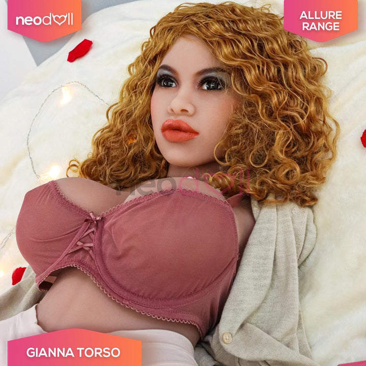 Allure Sex Doll Torso - Gianna Head & Torso - Tan - Lucidtoys
