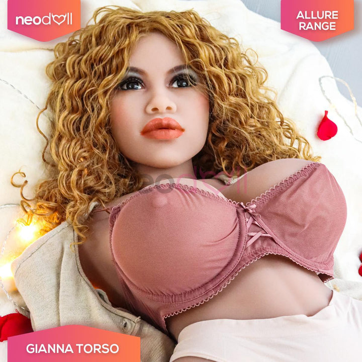 Allure Sex Doll Torso - Gianna Head & Torso - Tan - Lucidtoys