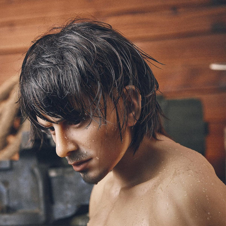 Neodoll Racy Nicholas - Realistic Sex Doll Head - Tan - Lucidtoys