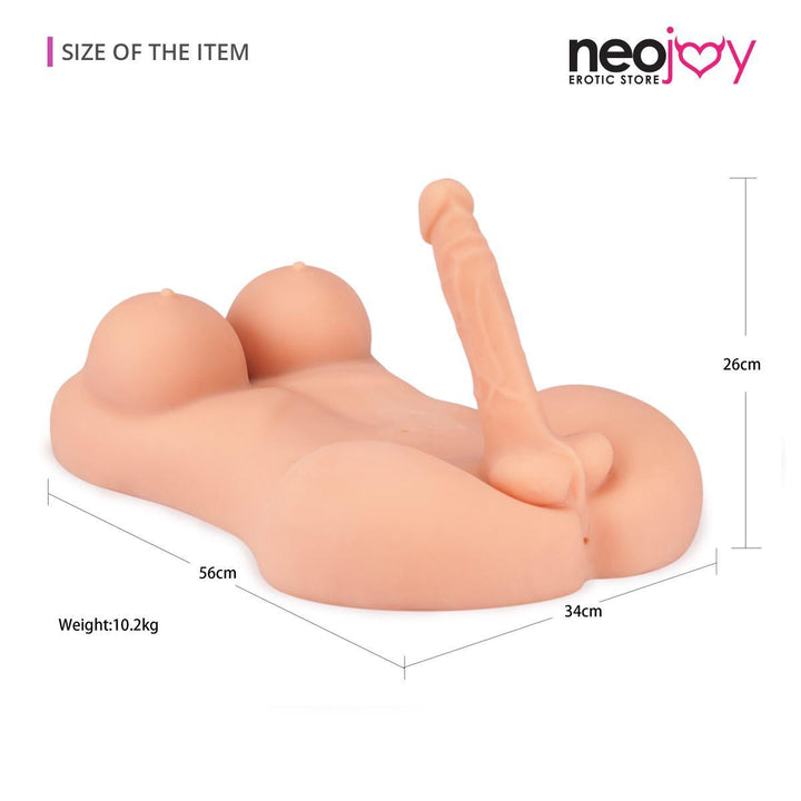 Neojoy - Lady-Boy Transgender Shemale Sex Doll 10.2 kg (Flesh) - Lucidtoys