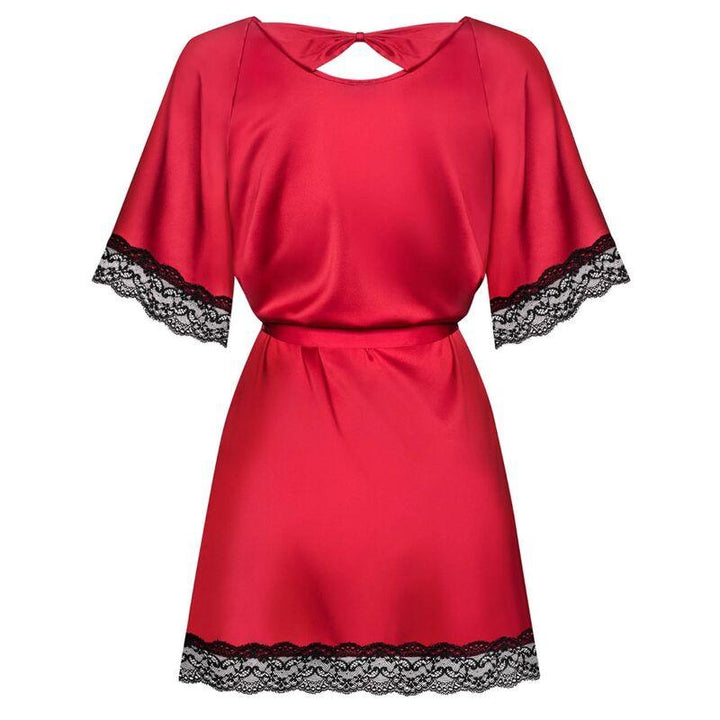 Obsessive - Sensuelia Peignoir - Red S/M - Lucidtoys