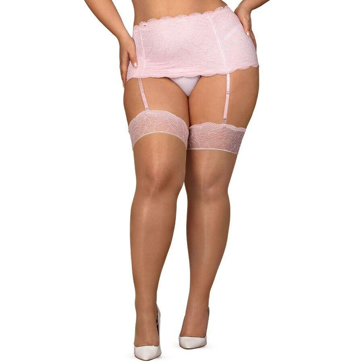 Obsessive - GIRLLY Stockings - Pink - Lucidtoys