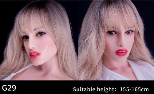 Zelex Silicone Doll Head G29 – Natural video