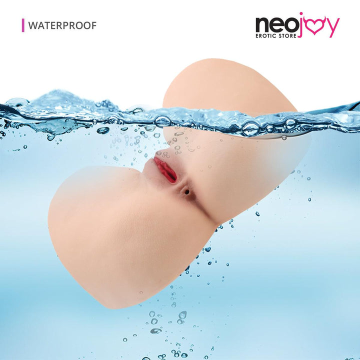 Neojoy - Cute whole real texture Butt stroker - 6.33KG - Flesh White - Lucidtoys
