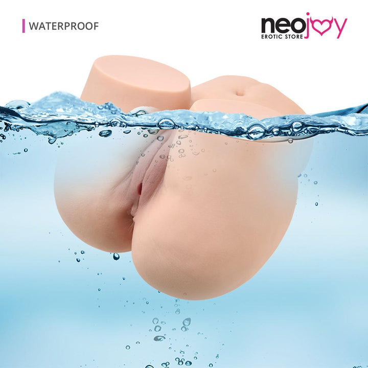 Neojoy - Cute whole real texture Butt stroker - 7.43KG - Flesh White - Lucidtoys
