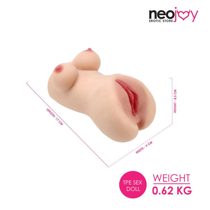 Neojoy - Pussy stroker - 0.62KG - Flesh White - Lucidtoys
