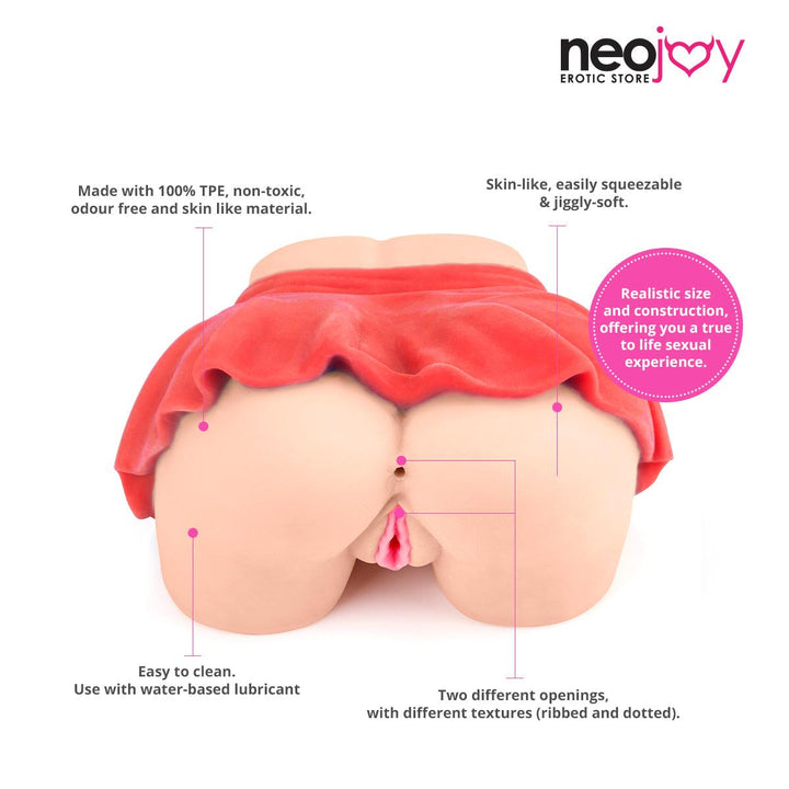 Neojoy - Skirt Cute Ass - 1.95KG - Flesh White - Lucidtoys