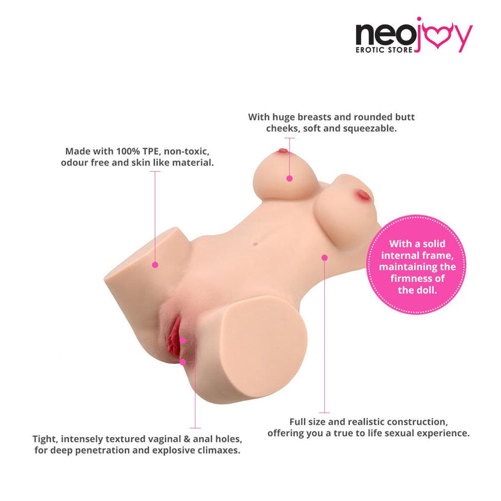 Neojoy - Doll Torso - 5.2KG - Flesh White - Lucidtoys