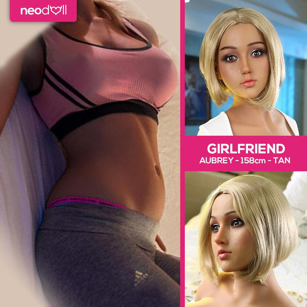Neodoll Girlfriend Aubrey - Silicone TPE Hybrid Sex Doll -158cm - Tan - Lucidtoys