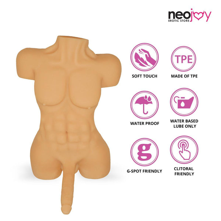 Clearance Neojoy - King Fighter Male Sex Doll (Skin) 11.8KG - Lucidtoys