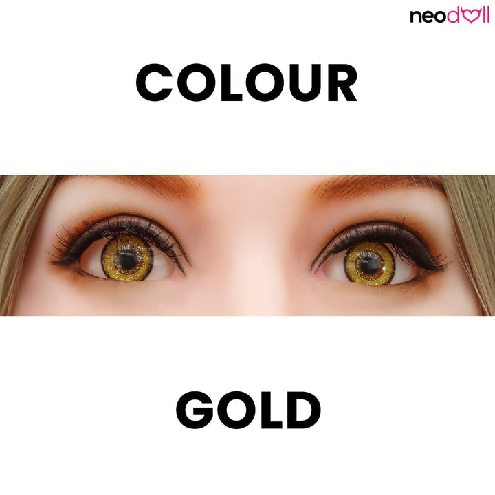 Neodoll - Sex Doll Eyes - Gold - Lucidtoys