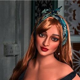 Neodoll Racy Bessie - Sex Doll Head - Brown - Lucidtoys