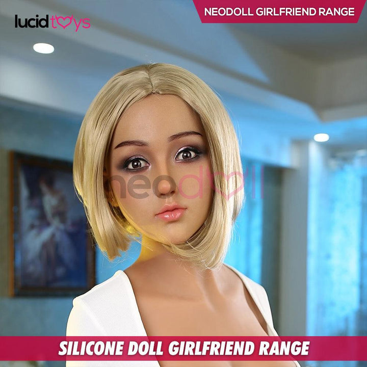 Neodoll Girlfriend Aubrey - Sex Doll Silicone Head - M16 Compatible - Tan - Lucidtoys
