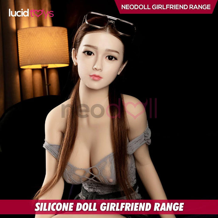 Neodoll Girlfriend Emery - Silicone TPE Hybrid Sex Doll - 148cm - Natural - Lucidtoys