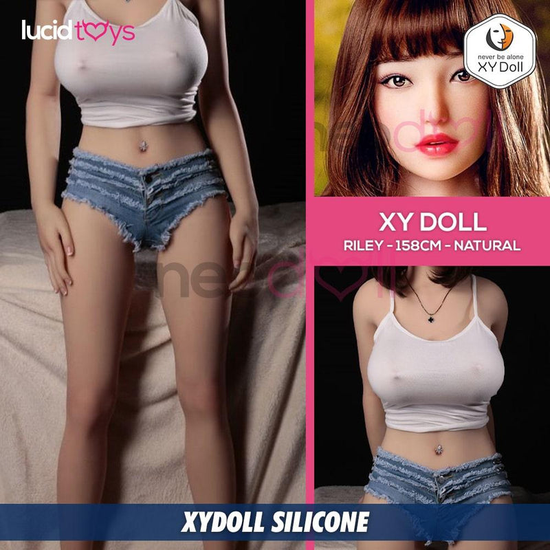 XYDoll - Riley - Silicone TPE Hybrid Sex Doll - 158cm - Natural video