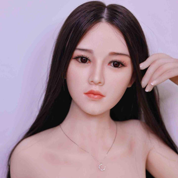Neodoll Sugar Babe - Kenzie - Silicone Sex Doll Head - Implanted Hair - Silicone Colour - Lucidtoys