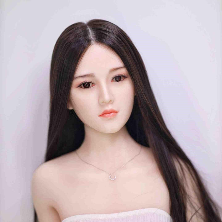 Neodoll Sugar Babe - Kenzie - Silicone Sex Doll Head - Implanted Hair - Silicone Colour - Lucidtoys