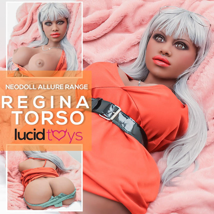 6YE Dolls - Regina Head With Sex Doll Torso - Black - Lucidtoys