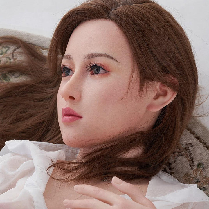 Zelex Doll - Alivia - Silicone Sex Doll Head - Natural - Lucidtoys