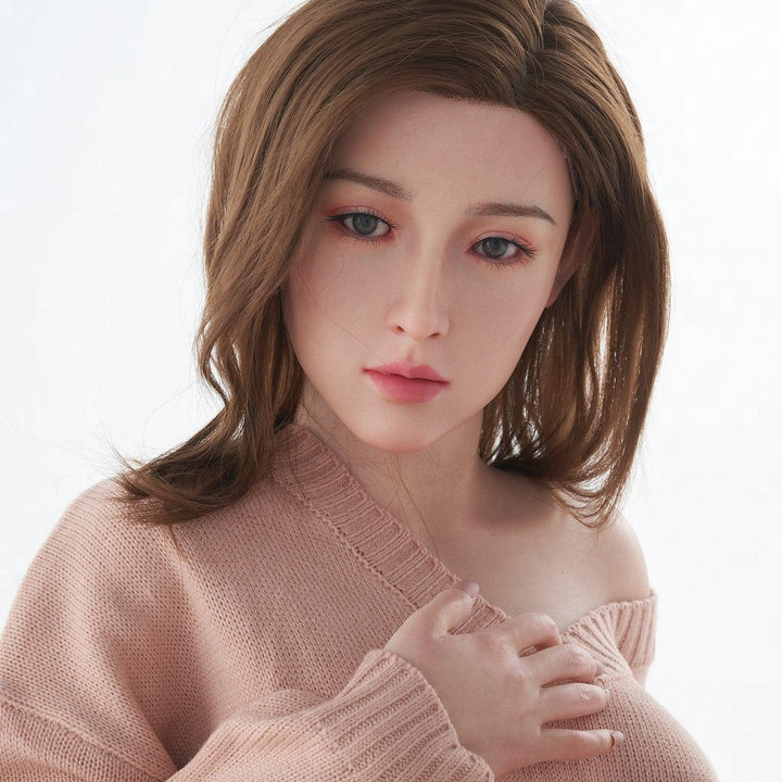 Zelex Doll - Alivia - Silicone Sex Doll Head - Natural - Lucidtoys