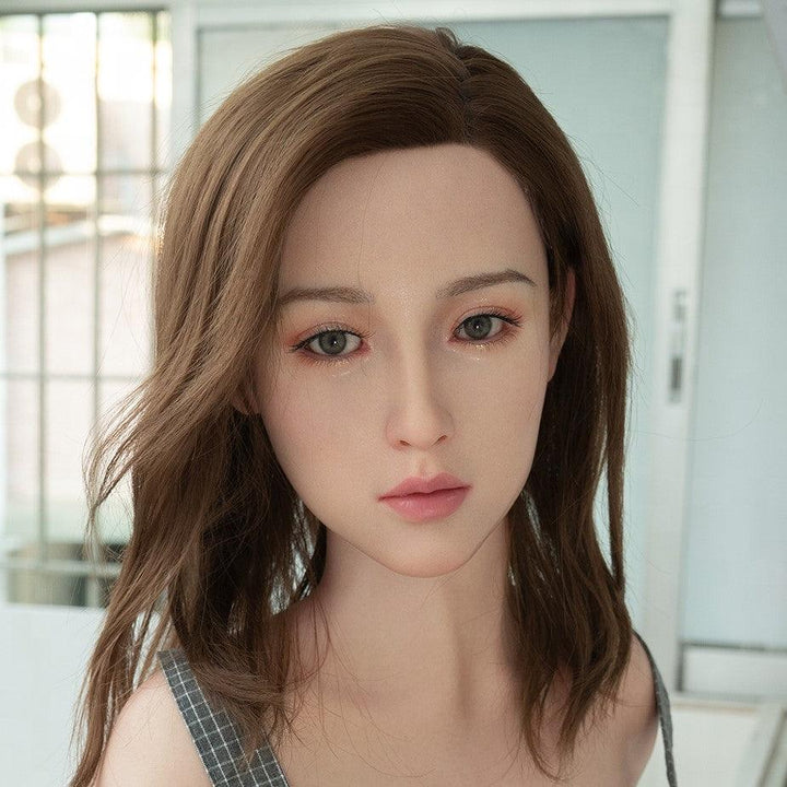 Zelex Doll - Gemma - Silicone Sex Doll Head - Natural - Lucidtoys