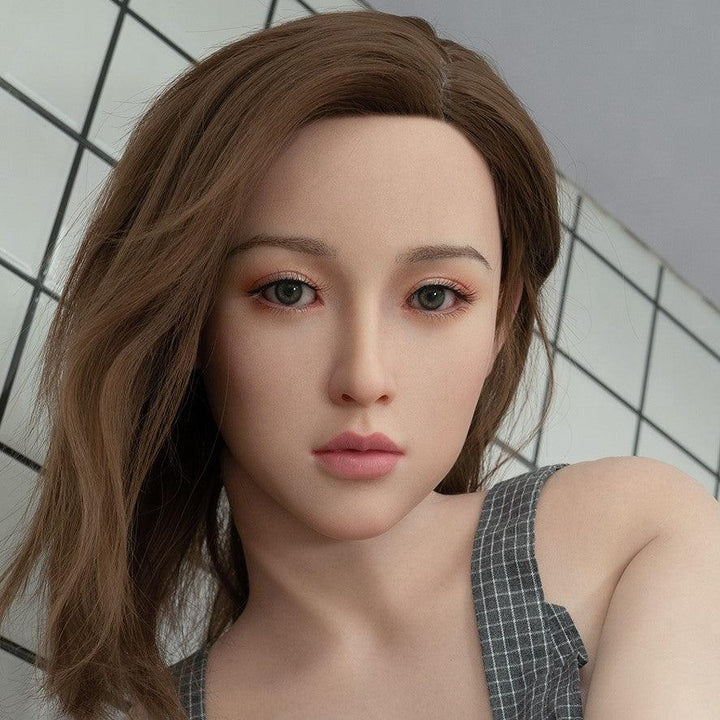 Zelex Doll - Gemma - Silicone Sex Doll Head - Natural - Lucidtoys