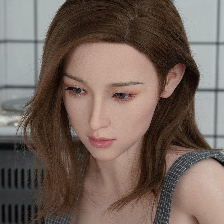 Zelex Doll - Gemma - Silicone Sex Doll Head - Natural - Lucidtoys