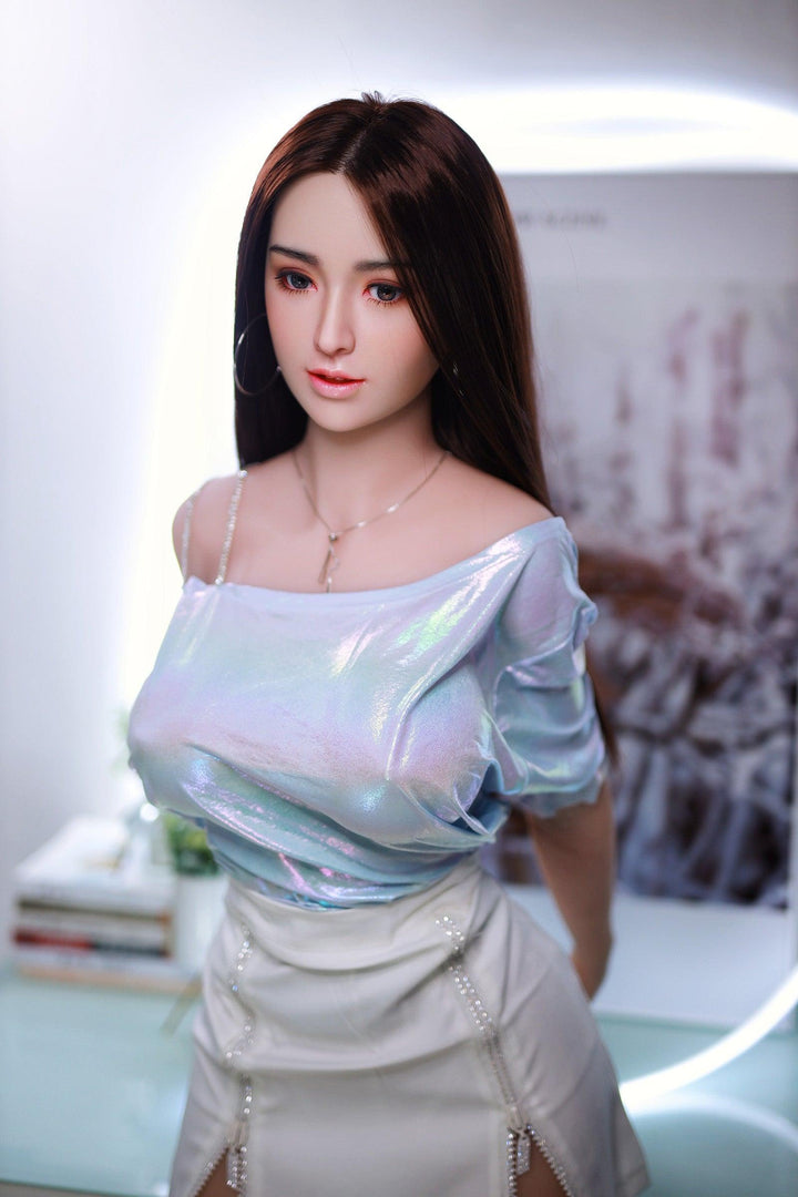 Neodoll Sugar Babe - Isabelle - Silicone TPE Hybrid Sex Doll - Uterus - Gel Breast - 161cm - Silicone Colour - Lucidtoys