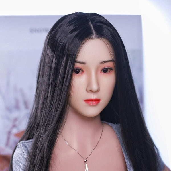 Neodoll Sugar Babe - Laura - Silicone Sex Doll Head - Implanted Hair - Silicone Colour - Lucidtoys