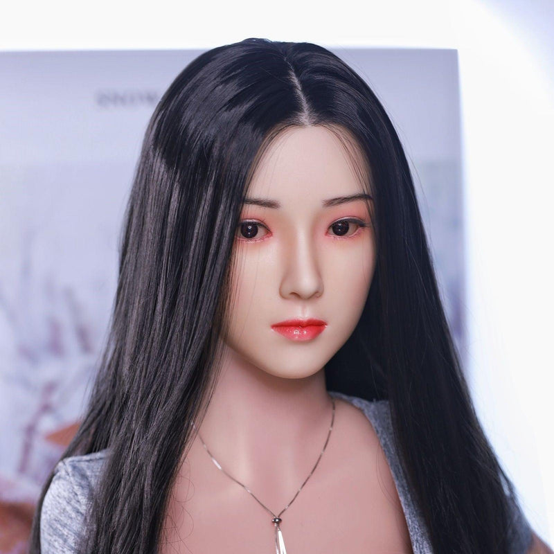 Neodoll Sugar Babe - Laura - Silicone Sex Doll Head - Implanted Hair - Silicone Colour video