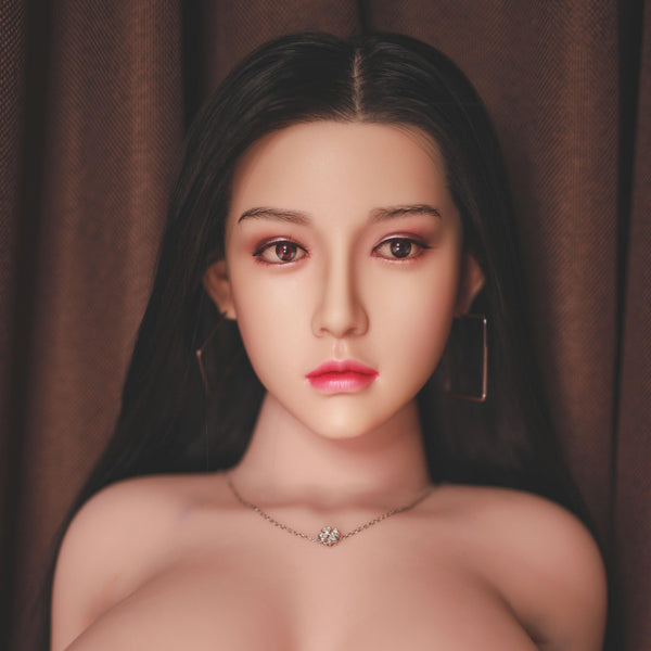 Neodoll Sugar Babe - Maeve - Silicone Sex Doll Head - Implanted Hair - Silicone Colour - Lucidtoys
