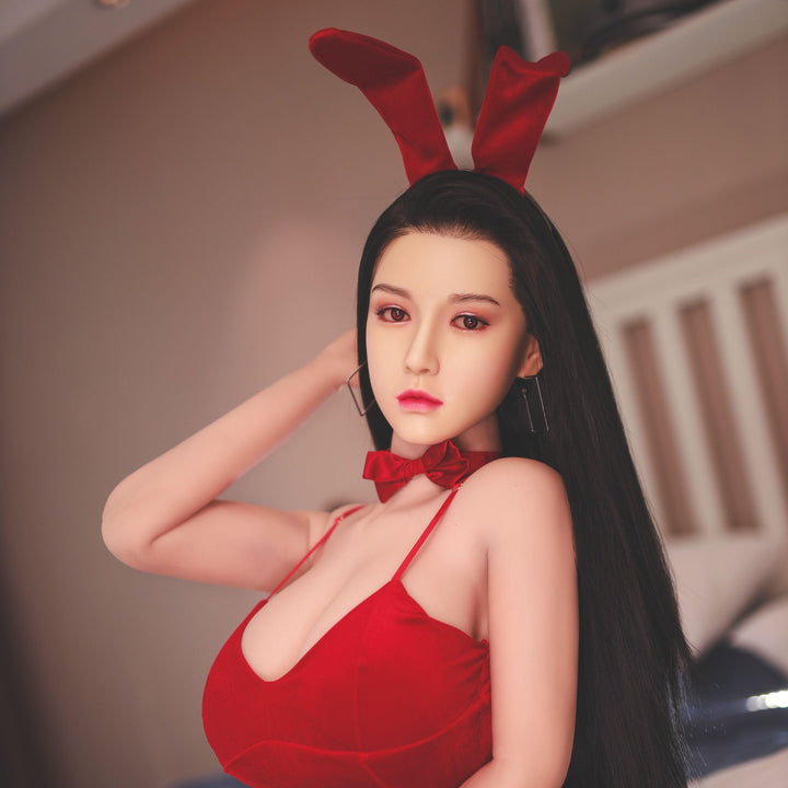 Neodoll Sugar Babe - Maeve - Silicone Sex Doll Head - Implanted Hair - Silicone Colour - Lucidtoys