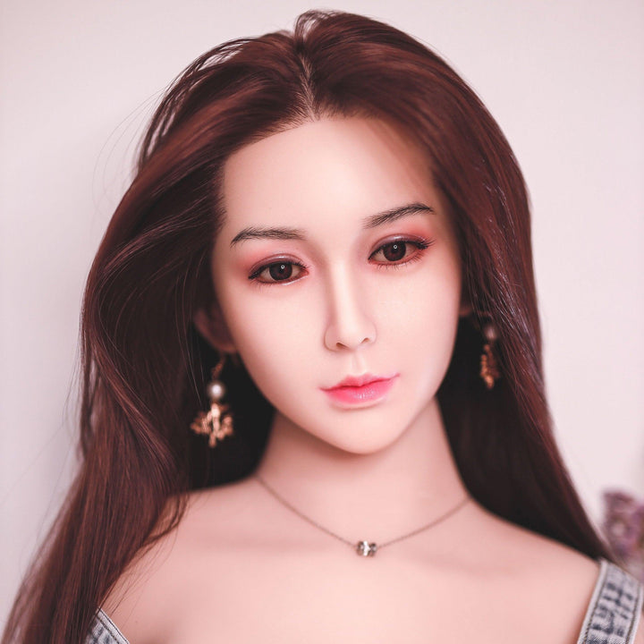 Neodoll Sugar Babe - Heidi - Silicone Sex Doll Head - Implanted Hair - Silicone Colour - Lucidtoys