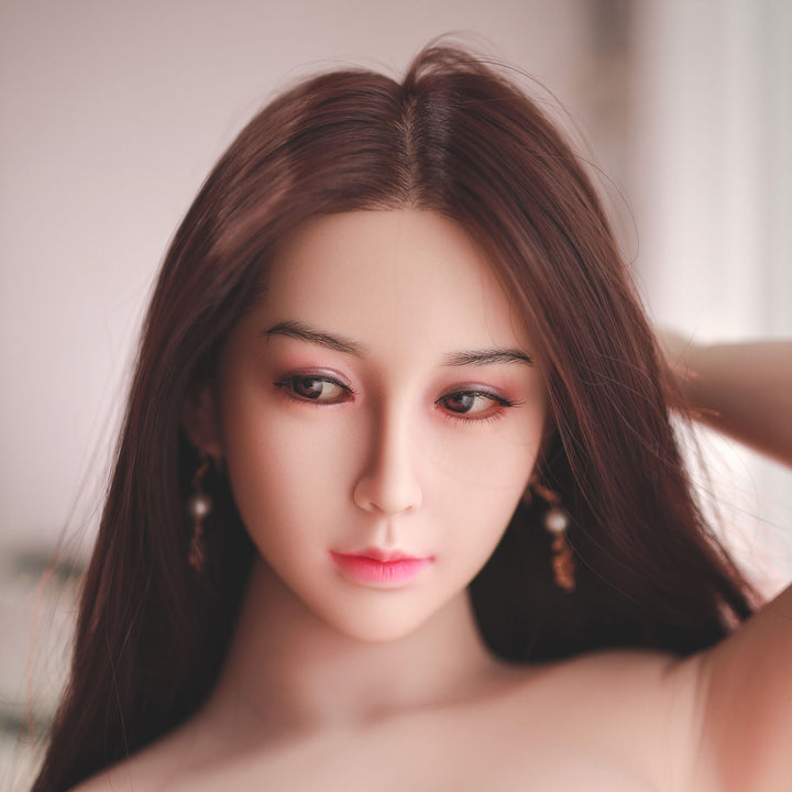 Neodoll Sugar Babe - Heidi - Silicone Sex Doll Head - Implanted Hair - Silicone Colour - Lucidtoys