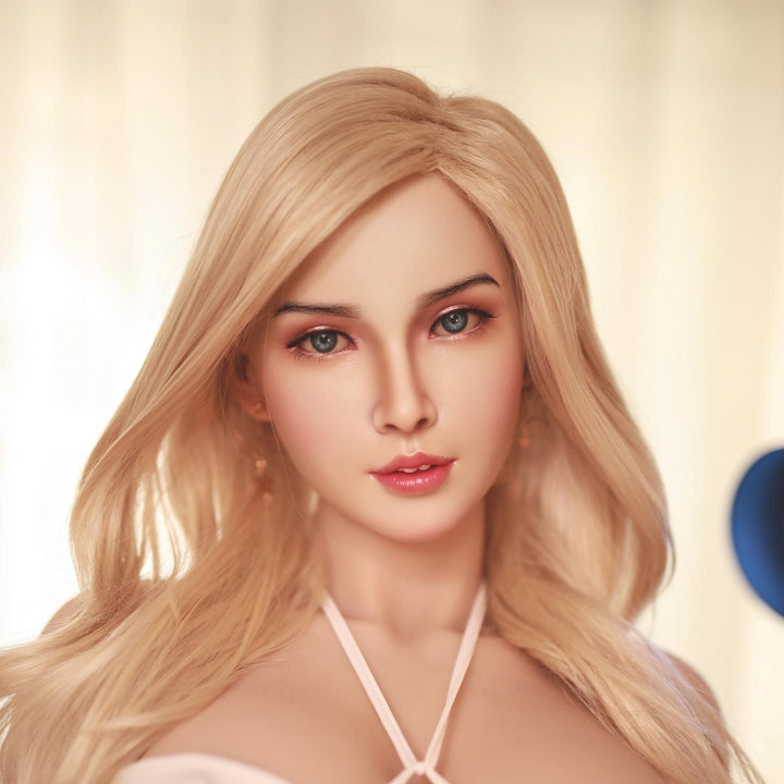 Neodoll Sugar Babe - Jennifer - Silicone Sex Doll Head - Implanted Hair - Silicone Colour - Lucidtoys