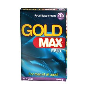 GoldMAX BLUE 20 Pack - Male Sex Enhancer Supplement - Lucidtoys