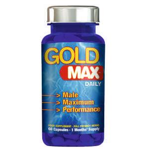 GoldMAX BLUE Daily - Male Libido Booster - 60 Capsules 1 Month Supply - Made in UK - Lucidtoys