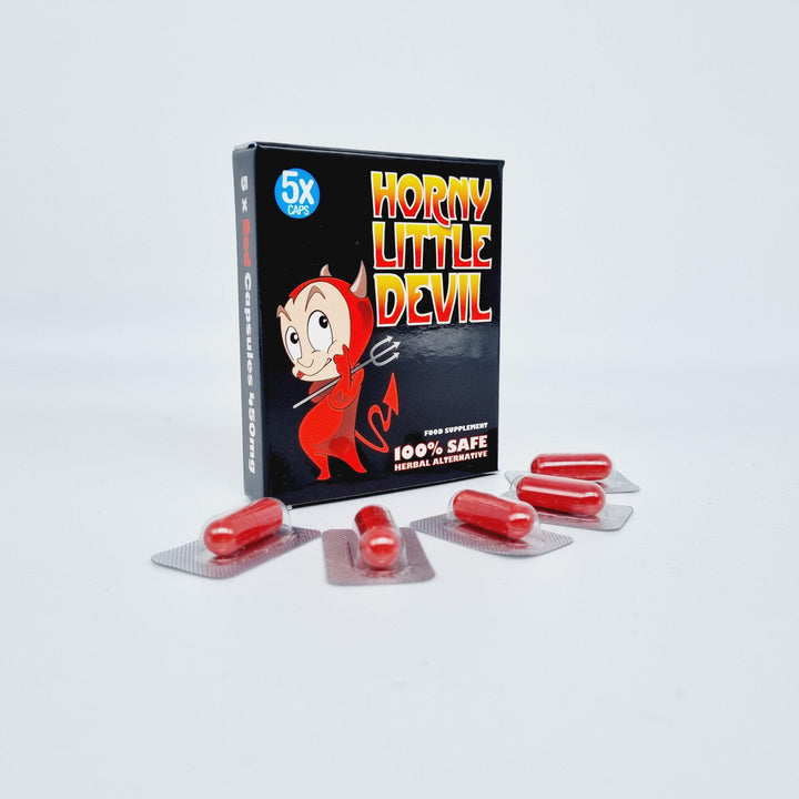 Horny Little Devil X5 - Male Sex Enhancer Supplement - Lucidtoys