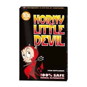Horny Little Devil X10 - Male Sex Enhancer Supplement - Lucidtoys