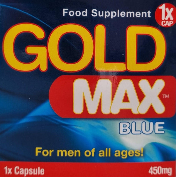 GoldMAX BLUE Single - Male Sex Enhancer Supplement - Lucidtoys