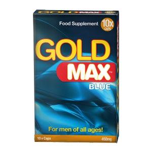GoldMAX BLUE 10 Pack - Male Sex Enhancer Supplement - Lucidtoys
