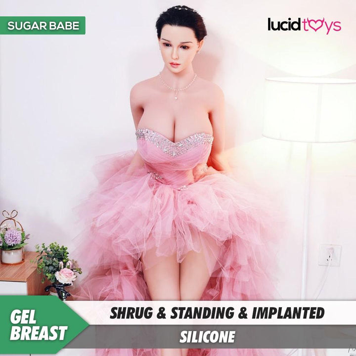 Neodoll Sugar Babe - Veronica - Silicone TPE Hybrid Sex Doll - Gel Breast - Uterus - 170cm - Implanted Hair - Lucidtoys