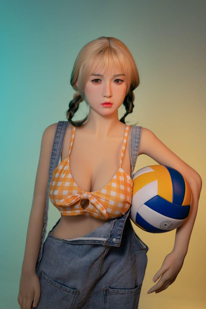Zelex Doll - Jadyn - Silicone TPE Hybrid Sex Doll - Gel Breast - 155cm - Natural - Lucidtoys