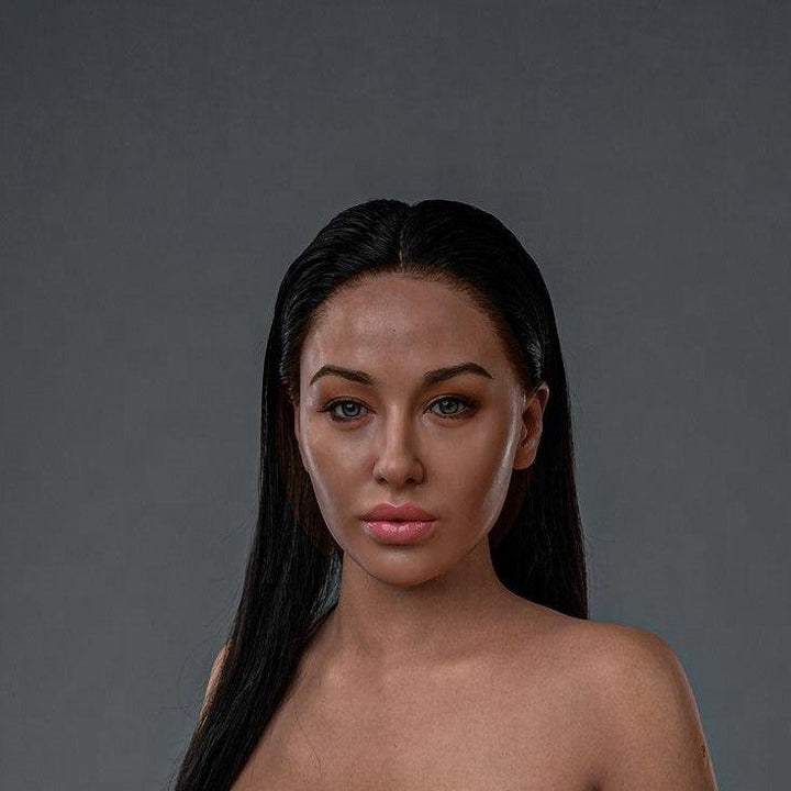 Zelex Doll - Jamie - Silicone Sex Doll Head - Natural - Lucidtoys