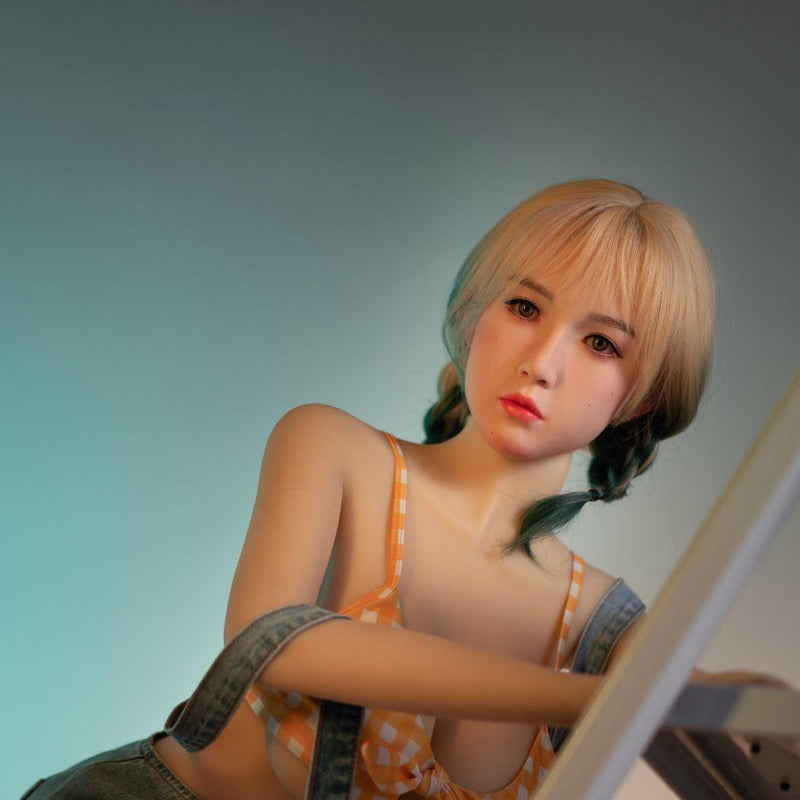 Zelex Silicone Doll Head G13-3 – Natural video