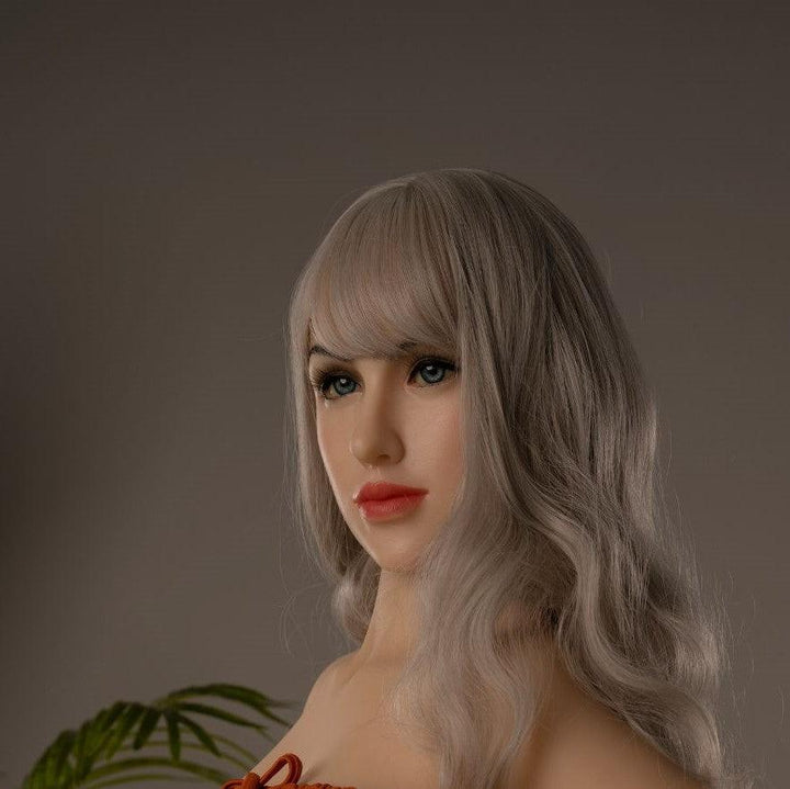Zelex Doll - Monique - Silicone Sex Doll Head - Natural - Lucidtoys