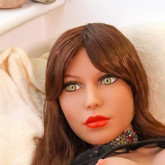 SoulMate Dolls - Sandra - Sex Doll Head - Light Brown video