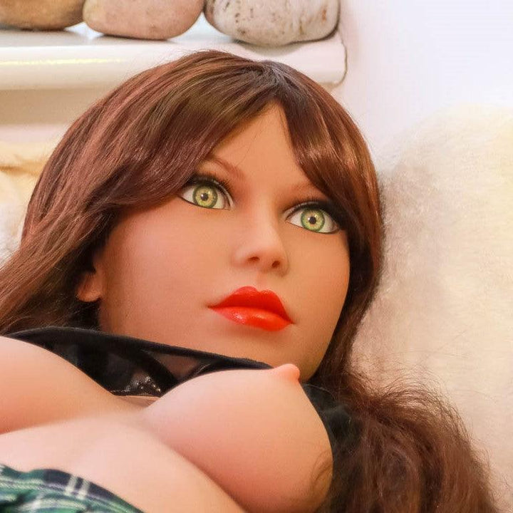 SoulMate Dolls - Sandra - Sex Doll Head - Light Brown - Lucidtoys
