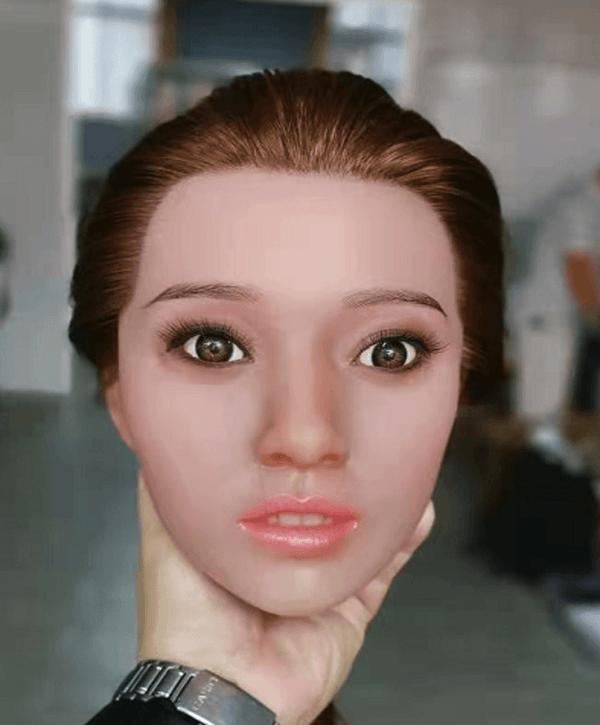 Neodoll Allure - Silicone Sex Doll Head - M16 Compatible - Tan - Lucidtoys
