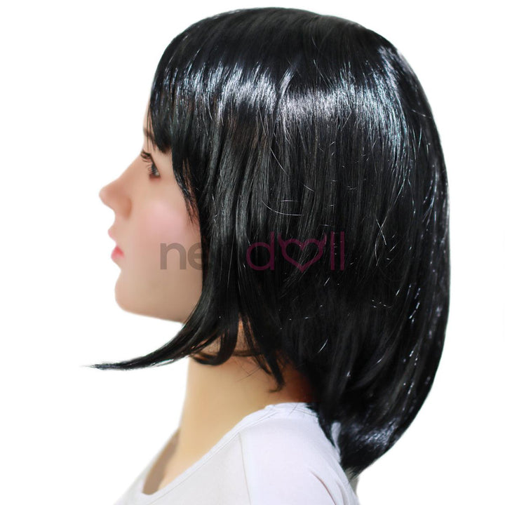 Neodoll Hair Wigs - Black - Short Straight - Front Fringe - Lucidtoys